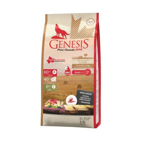 Корм для собак Genesis Pure Canada Shallow Land Soft ягненок сух. 2,27кг