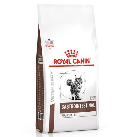 Корм для кошек ROYAL CANIN Vet Diet Gastro Intestinal Hairball Control при нарушении пищеварения сух. 400г