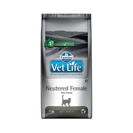 Корм для кошек Farmina Vet Life Natural Diet для стерилизованных сух. 5кг