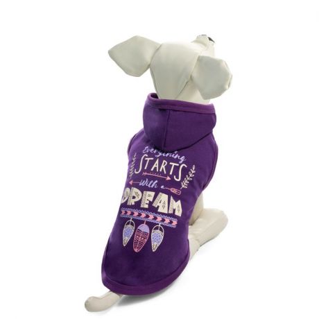 Футболка для собак TRIOL с капюшоном Мечта L, размер 35см