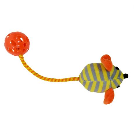 Игрушка для кошек CHOMPER Super Space Мышка с мячиком на хвосте
