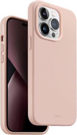 Чехол Uniq Lino Magsafe для Apple iPhone 14 Pro Pink