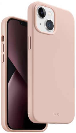 Чехол Uniq Lino Magsafe для Apple iPhone 14 Plus Pink