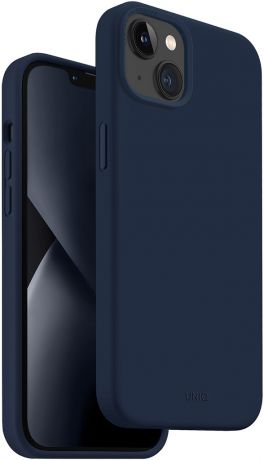 Чехол Uniq Lino для Apple iPhone 14 Plus Blue