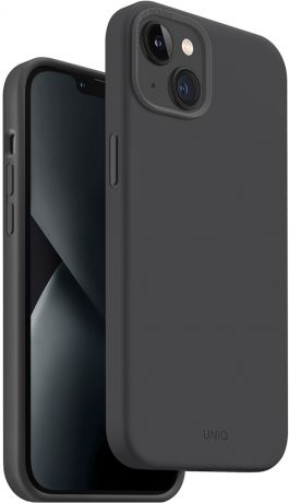 Чехол Uniq Lino MagSafe для Apple iPhone 14 Gray