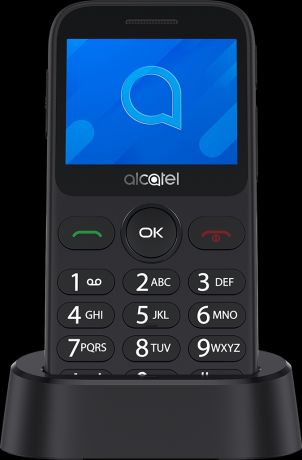 Кнопочный телефон Alcatel 2020X Metallic Silver