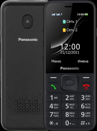 Кнопочный телефон Panasonic TF200 Dual SIM Black