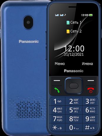 Кнопочный телефон Panasonic TF200 Dual SIM Blue