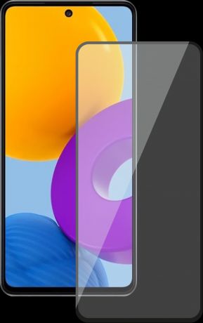 Защитное стекло и плёнка Deppa Full Glue для Samsung Galaxy M52 0.33mm Black