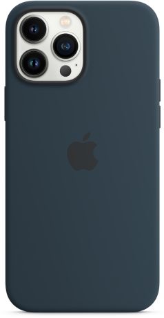 Чехол Apple Silicone Case with MagSafe для iPhone 13 Pro Max «Синий омут»