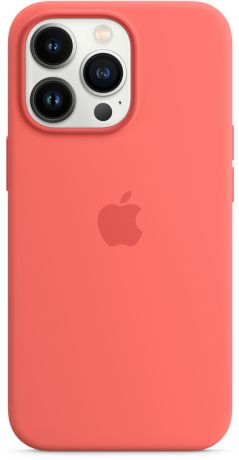 Чехол Apple Silicone Case with MagSafe для iPhone 13 Pro «Розовый помело»