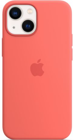 Чехол Apple Silicone Case with MagSafe для iPhone 13 mini «Розовый помело»