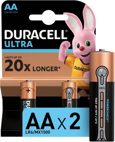 Элемент питания Duracell Ultra Power AA (2 шт)