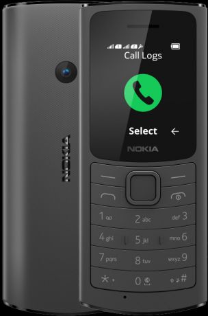 Кнопочный телефон Nokia 110 4G TA-1386 Black