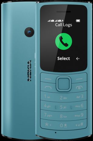 Кнопочный телефон Nokia 110 4G TA-1386 Aqua