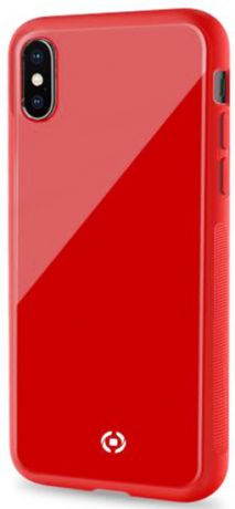 Чехол Celly Diamond для Apple iPhone Xs Red