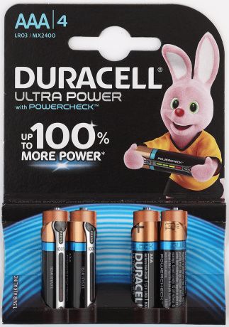 Элемент питания Duracell Ultra Power AAA (4 шт)