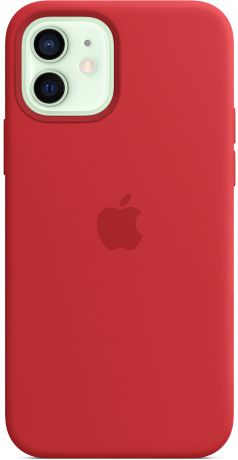 Чехол Apple Silicone Case with MagSafe для iPhone 12/12 Pro (PRODUCT)RED