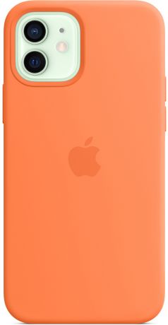 Чехол Apple Silicone Case with MagSafe для iPhone 12/12 Pro «Кумкват»