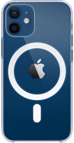Чехол Apple Clear Case with MagSafe для iPhone 12 mini прозрачный