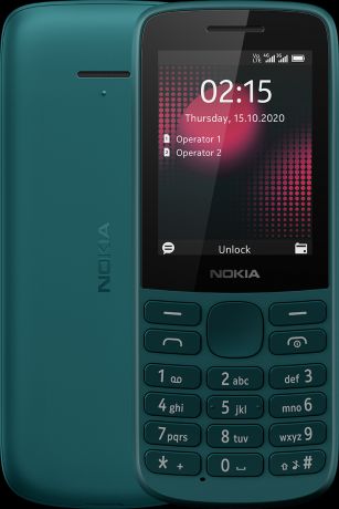 Кнопочный телефон Nokia 215 4G Cyan
