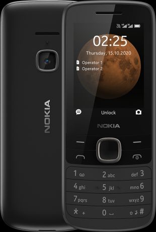 Кнопочный телефон Nokia 225 4G Black