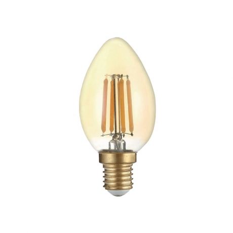 Лампа светодиодная THOMSON LED FILAMENT CANDLE GOLD, Е14, 7Вт, 695Lm, 2400K