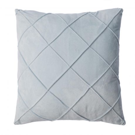 Наволочка для декоративных подушек Этель Соло, размер: 45х45см, цв.серый, велюр п/э 100%