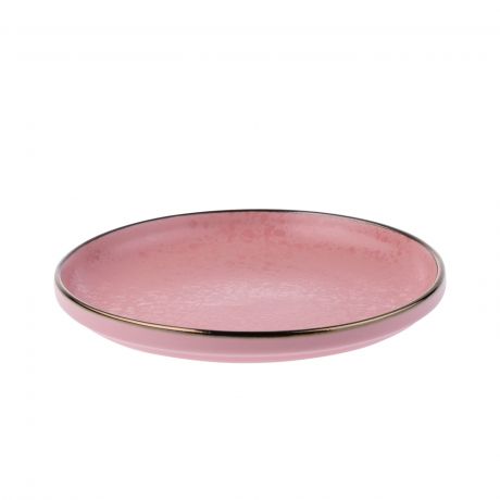 Тарелка десертная Elite pink, 18 см, керамика