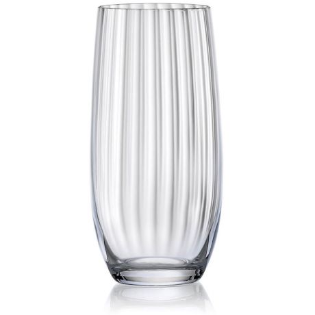 Набор стаканов для сока Crystalex Клаб, 6 шт, 350 мл, оптика стекло
