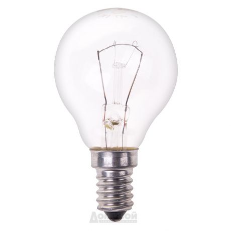 Лампа накаливания Калашниково шар ДШ (P45) 40Вт E14
