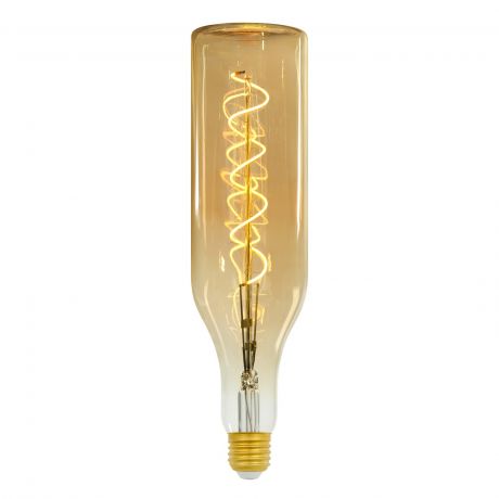 Лампа декоративная UNIEL SOHO, бутылка, золотистая, Е27, 5Вт, филаментная