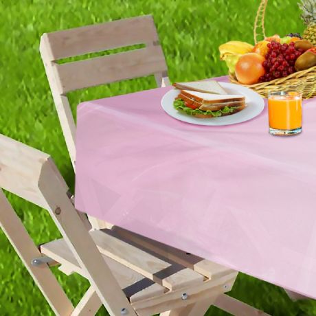 Скатерть для пикника, 110х180 см, розовый