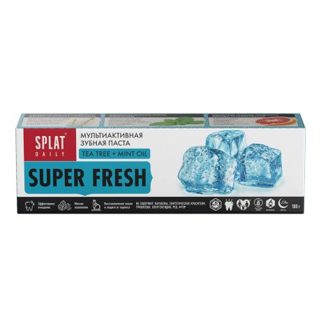 Паста зубная Сплат Daily Super Fresh, 100 г