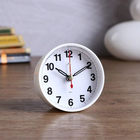 Часы-будильник Классика, 8х3.7 см, дискретный ход