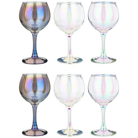 Набор бокалов для вина Времена Года, 6 шт, 280 мл, стекло