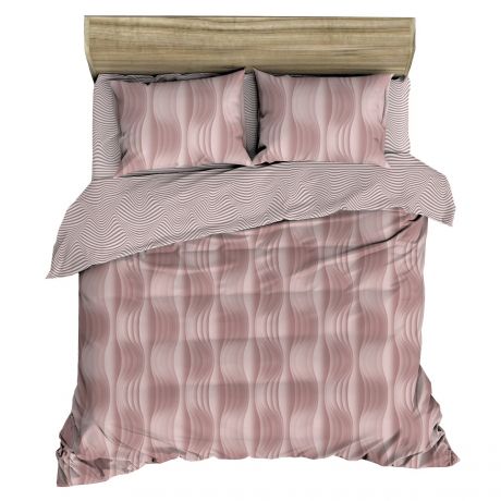 Комплект постельного белья Soft Geometry, Евро, нав. 50х70 см, поплин