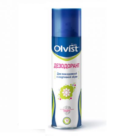 Дезодорант для обуви Olvist с антибактериальным эффектом, 150 мл
