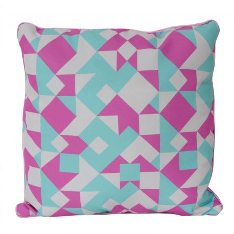 Подушка декоративная Фиджи Pink, 38х38 см, габардин