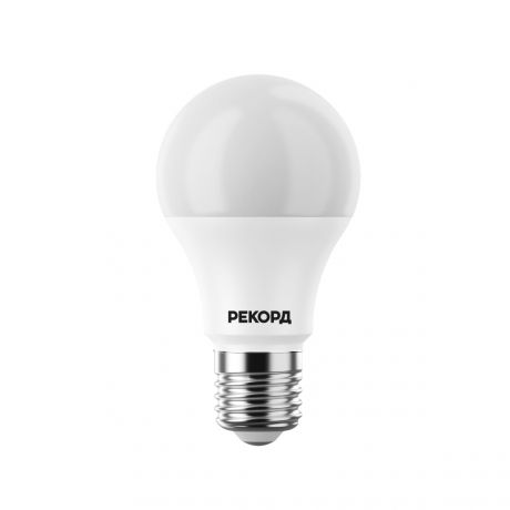 Лампа светодиодная РЕКОРД LED А60, 7Вт, Е27, 3000К