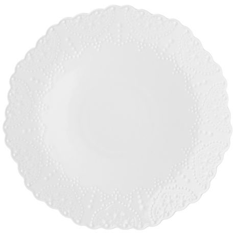 Тарелка обеденная Ажур, 26 см, фарфор