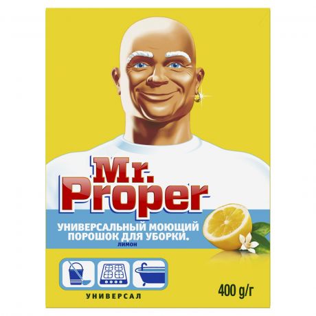 Средство чистящее Mr Proper универсальное, лимон, 400 гр