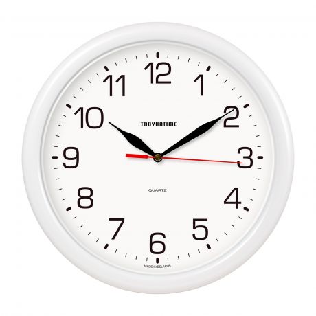 Часы настенные Белые малые, 24,5 см