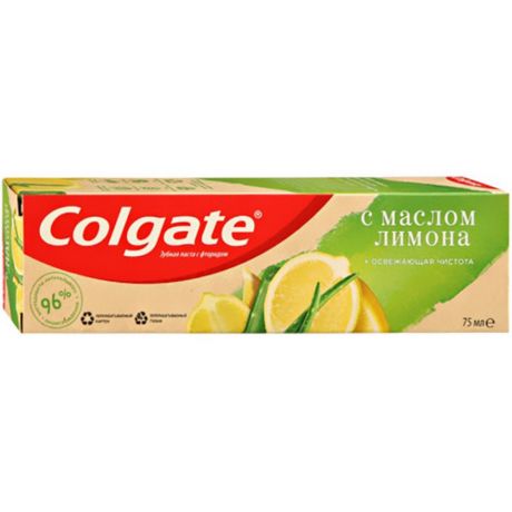 Паста зубная COLGATE Освежающая Чистота с маслом Лимона