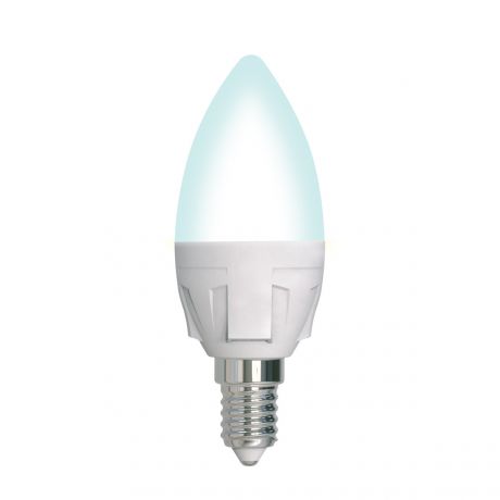 Лампа светодиодная диммируемая Яркая, E14, свеча, 7 Вт, 4000K, C37, DIM