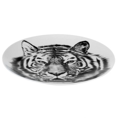 Тарелка обеденная Тигр, 24 см, фарфор
