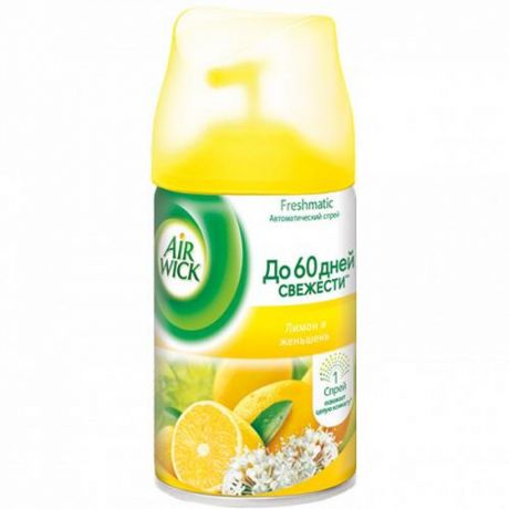 Освежитель воздуха AIR WICK (сменный блок) Лимон и женьшень