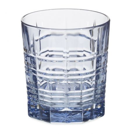 Набор стаканов Даллас голубой, низкие, 4 шт, 300 мл, стекло