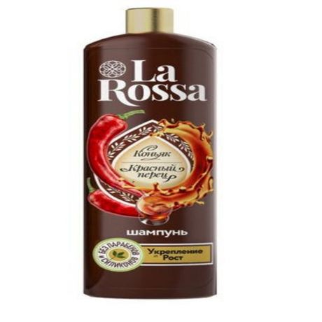 Шампунь для волос La Rossa Коньяк и красный перец, Укрепление и рост, 500 мл