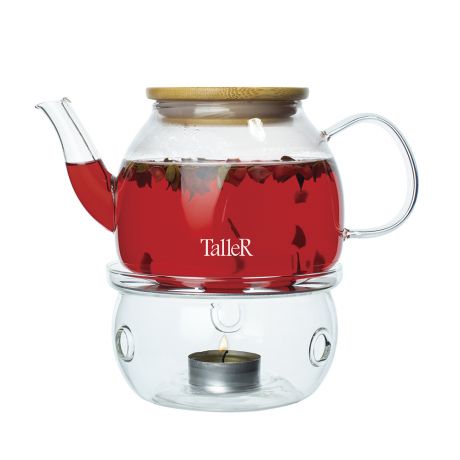 Чайник заварочный TalleR TR-31377 с подставкой, 800 мл, стекло